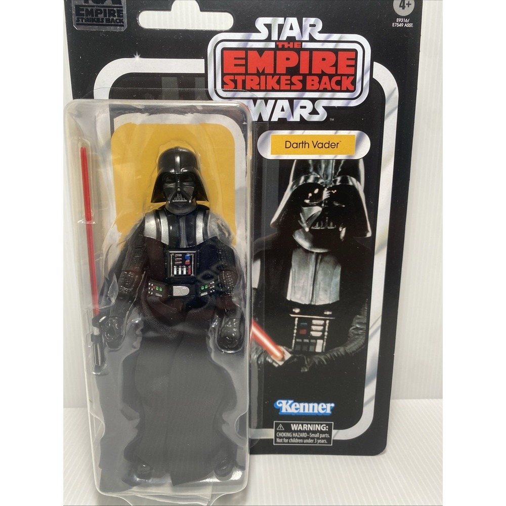 New Star Wars 40th Anniv Black Series 6in Empire Strikes Back Darth Vader MOSC